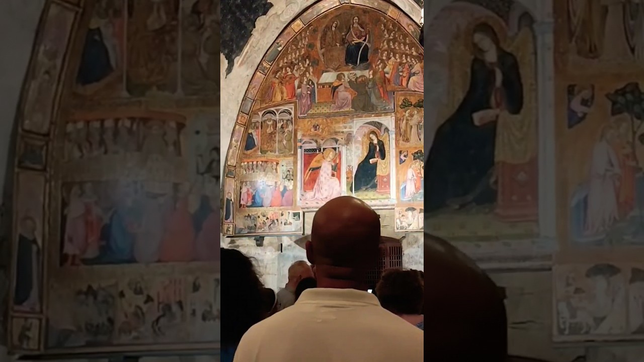Processione alla Cappella delle Stimmate della Verna. Processione luminosa della Porziuncola
