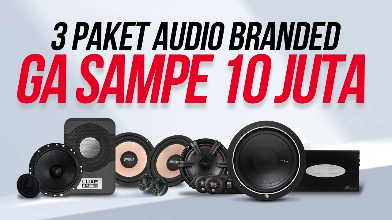 3 PILIHAN PAKET AUDIO MURAH DENGAN PRODUK BRANDED