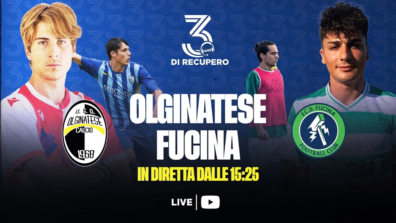 ECCELLENZA - GIRONE B | BRIANZA OLGINATESE - FCD FUCINA | LIVE