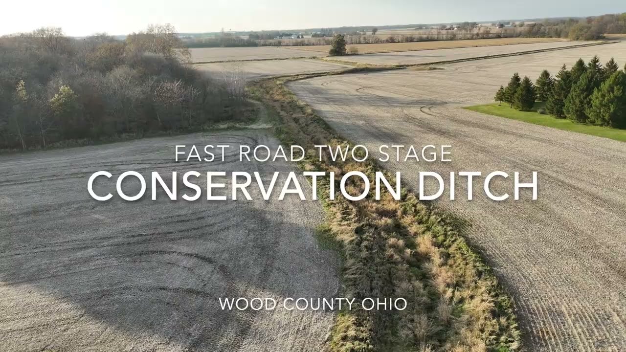 Fast Road Two Stage Conservation Ditch