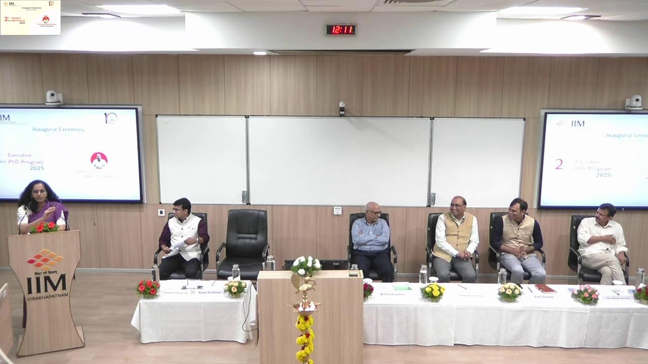 Inauguration : 2nd Batch of Executive PhD Program