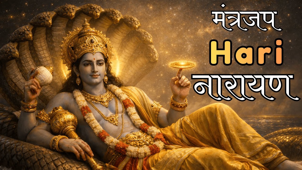 Sacred Hari Narayan Chant | Timeless Vishnu Mantra | Bhakti Yoga | Listen it Daily @KrushnaYog