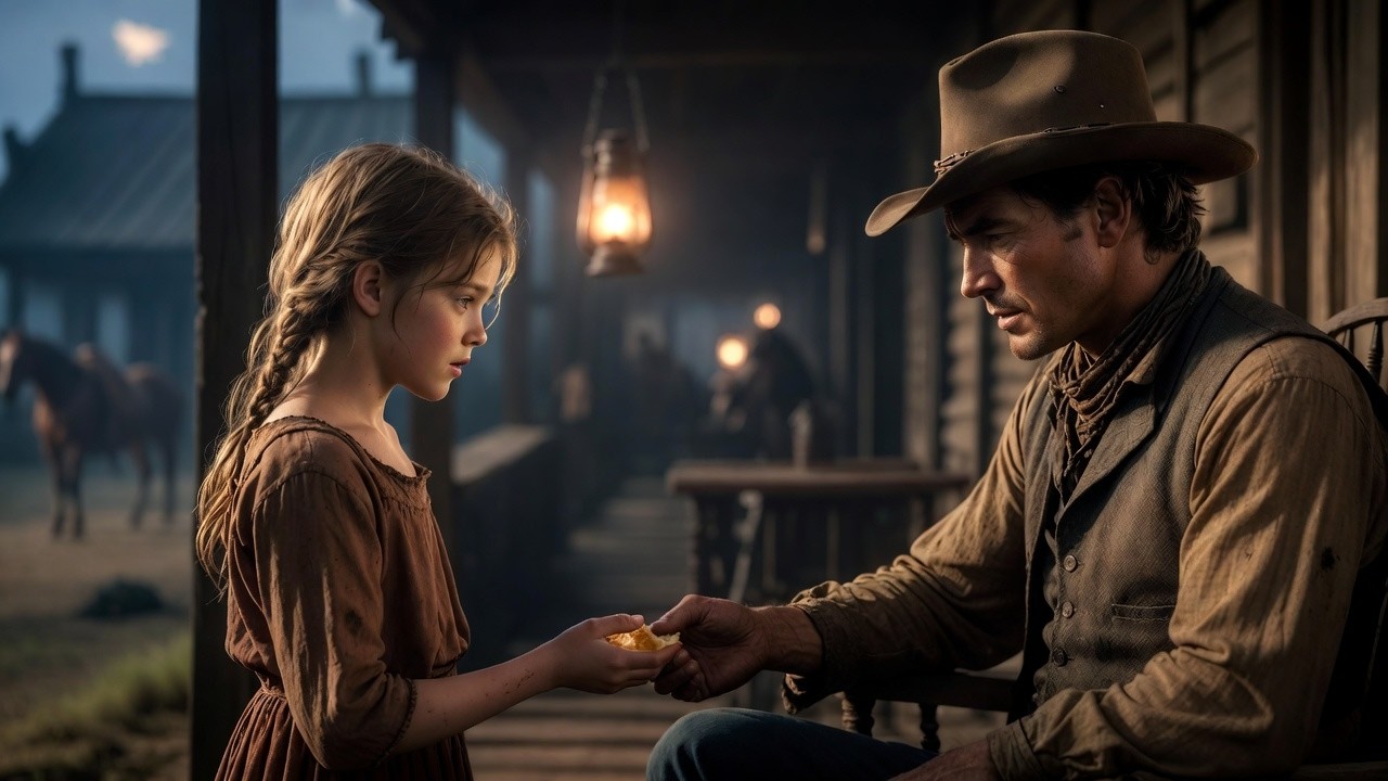 A Broken Cowboy Sat Down to Die… Then a Little Girl Changed His Fate Forever