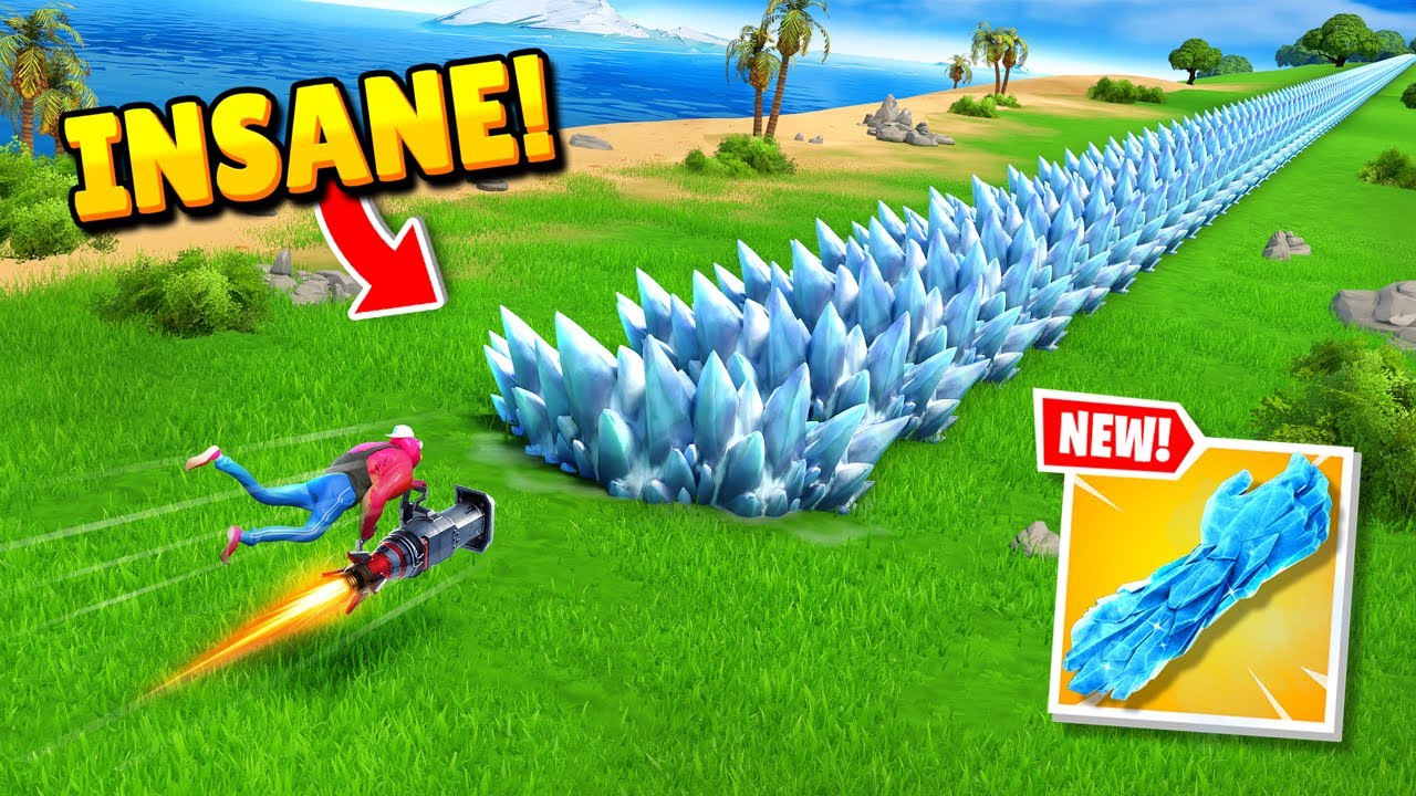 ROCKET RAM vs. 99 ICE WALLS! (Fortnite Season 4)