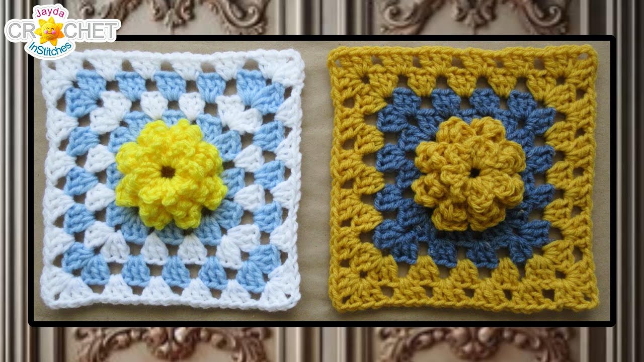 Irish Rose Granny Square - Granny's Magical Cupboard 2024 Calendar Blanket - June