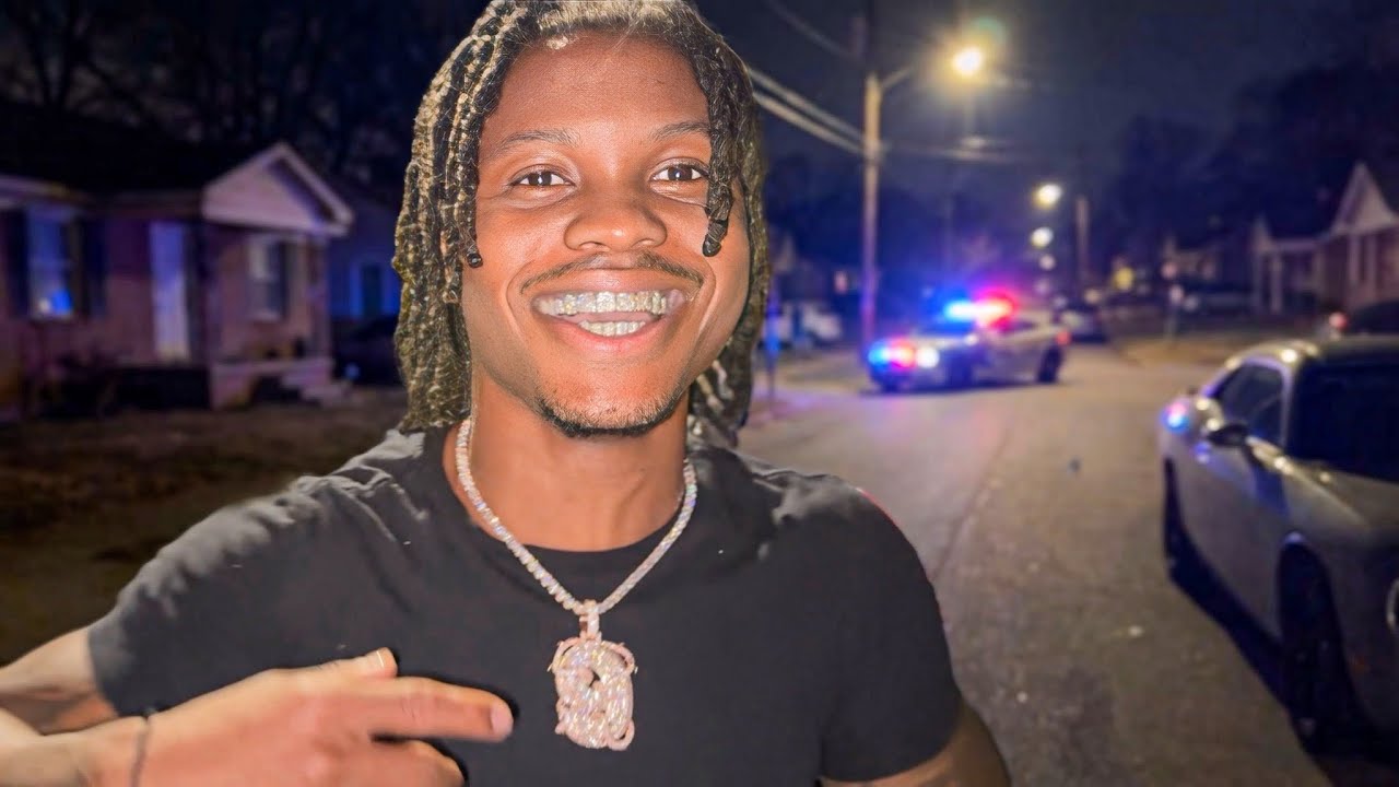wearing a $10,000 chain in the hood