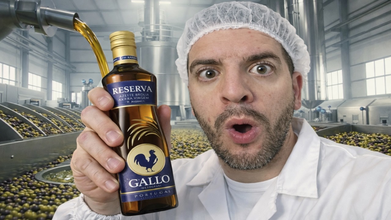COMO é FEITO o AZEITE GALLO - RAFA Reage Fábricas e Fatos