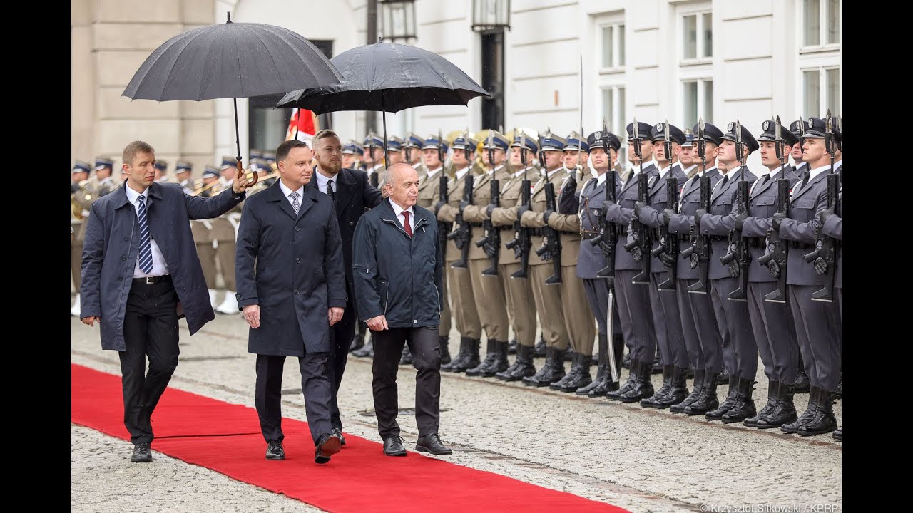 Oficjalne powitanie Prezydenta Szwajcarii w Polsce