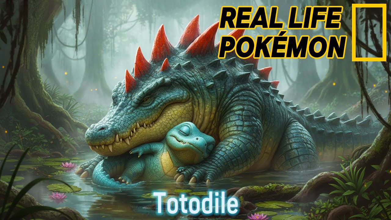 Real-Life Pokémon NatGeo Totodile — The River Hunter’s Hidden World  Nature Documentary