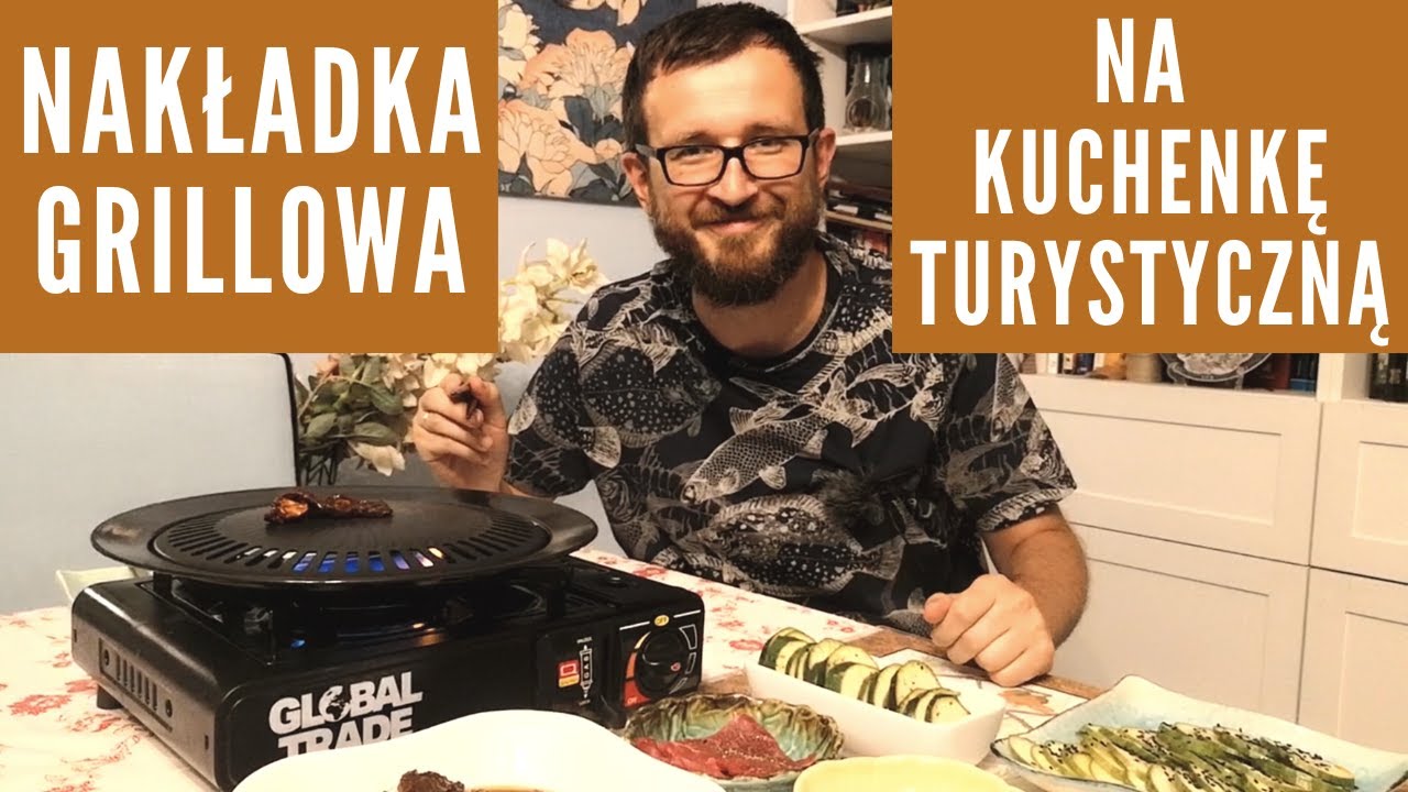 Nakładka grillowa na kuchenkę turystyczną: pierwsze testy, czyli robimy korean bbq w mieszkaniu