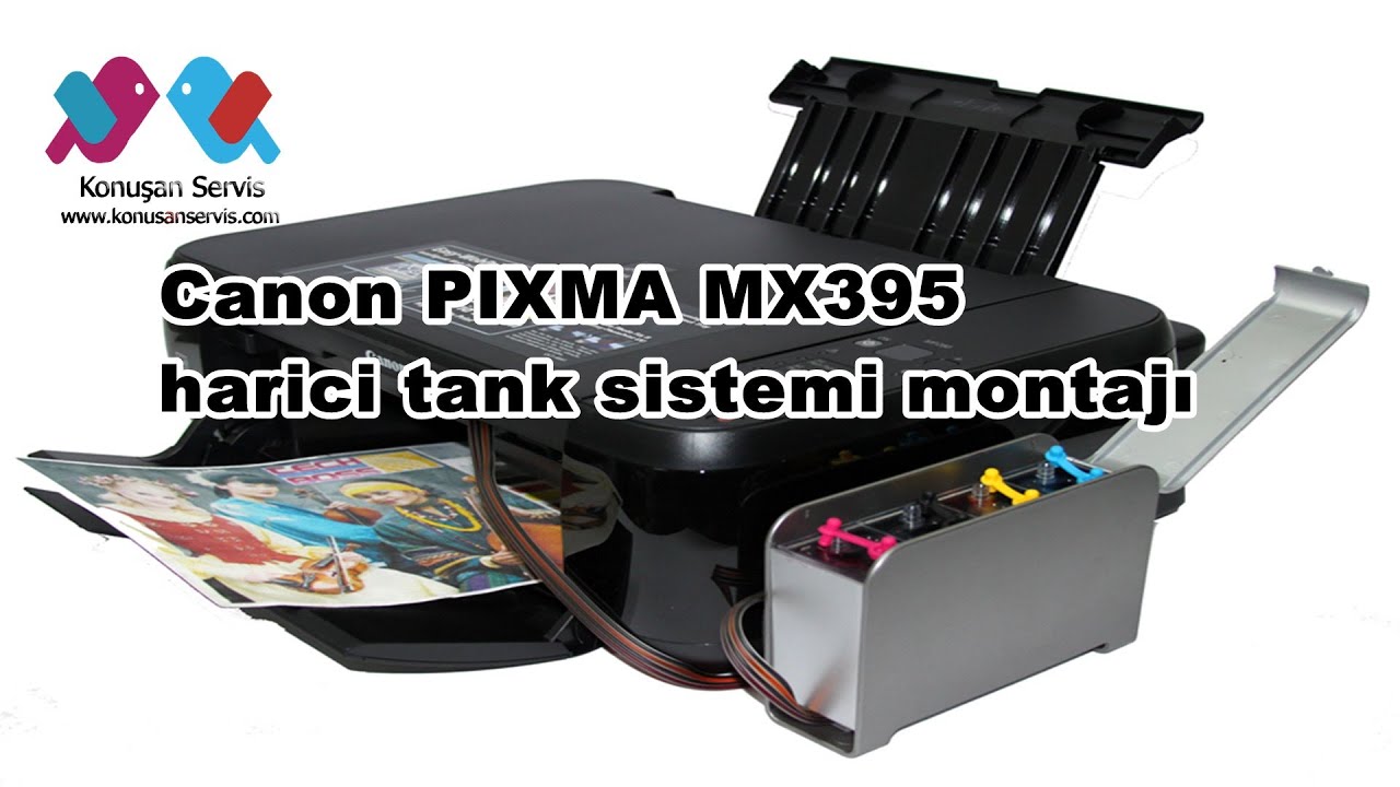 Canon PIXMA MX395 Tank Sistemi Montajı
