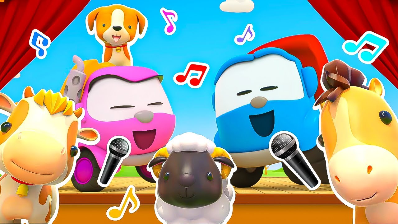 Vamos cantar e dan&ccedil;ar com L&eacute;o, o caminh&atilde;o, e seus amigos!🎵 M&uacute;sica infantil animada. Desenho animado