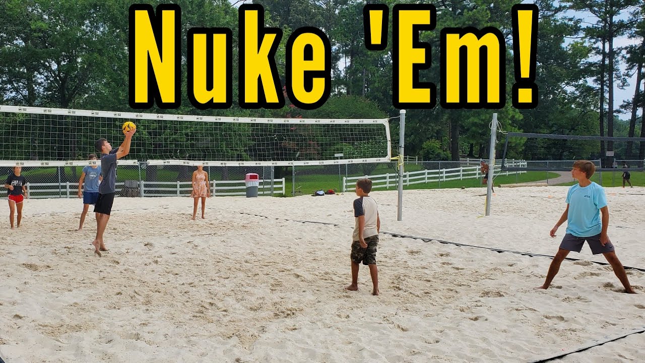 What is Nuke 'Em? (The game that looks like volleyball)