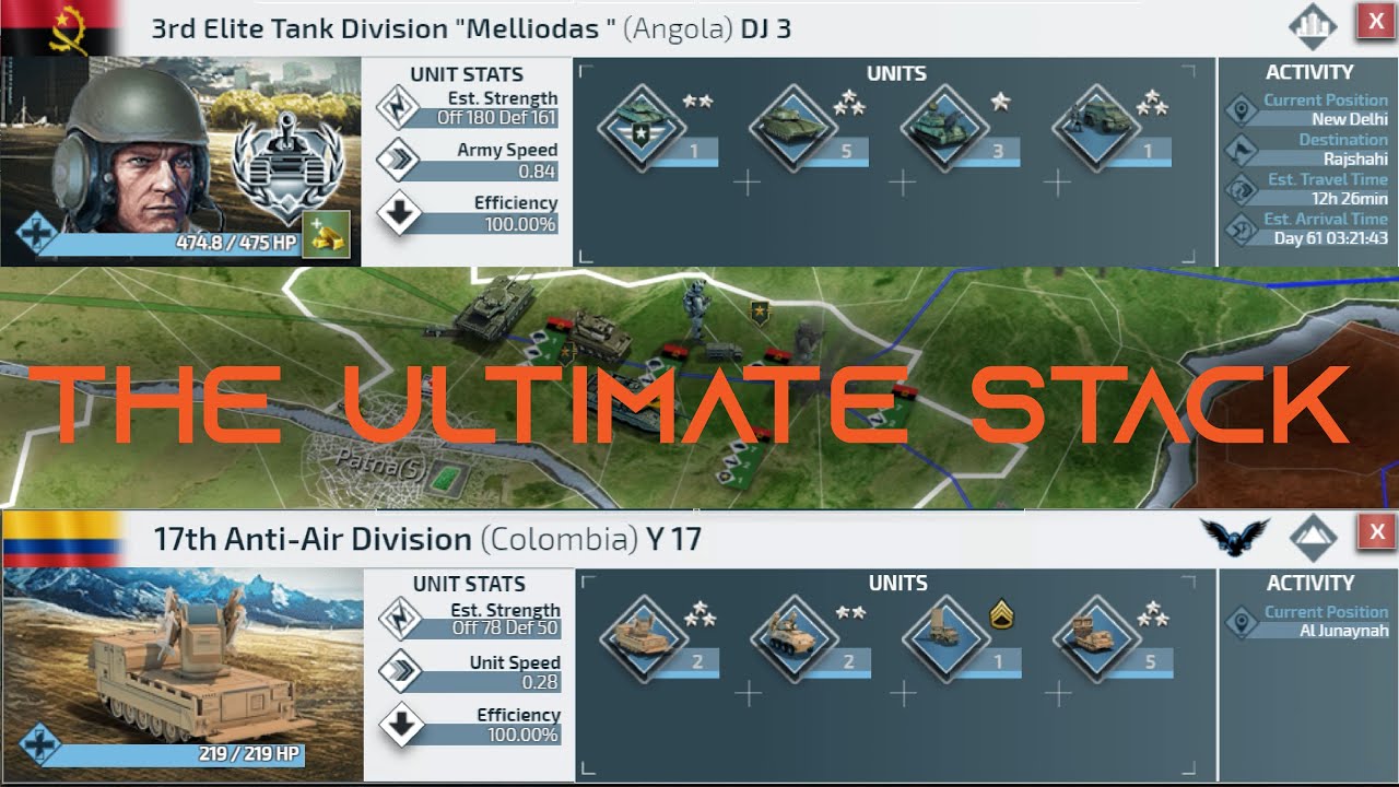Conflict of Nations World War 3 - The Ultimate Land Stack // Full Tutorial