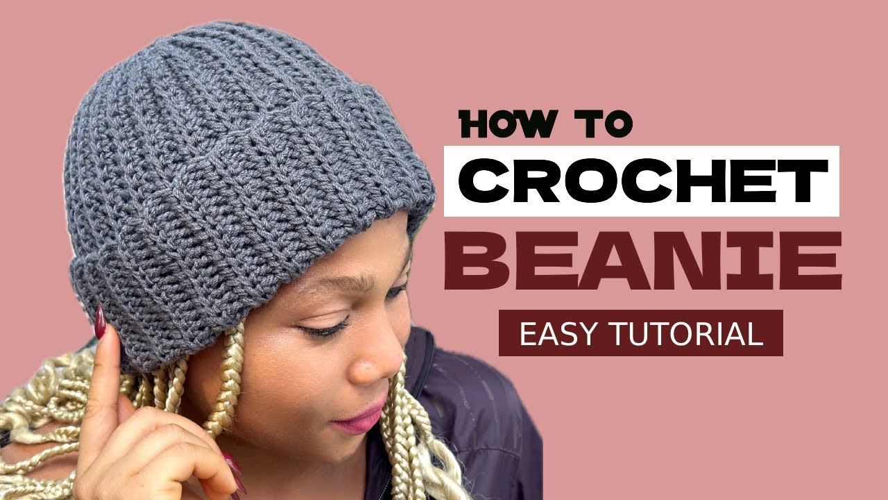 HOW TO CROCHET BEANIE | EASY BEANIE TUTORIAL | BEGINNER FRIENDLY BEANIE TUTORIAL @Awa_glamour 
