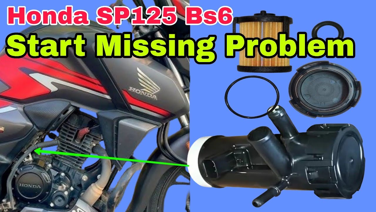 Honda SP 125 Bs6 | Starting Problem | Change Fuel Filter | #aruptomotive