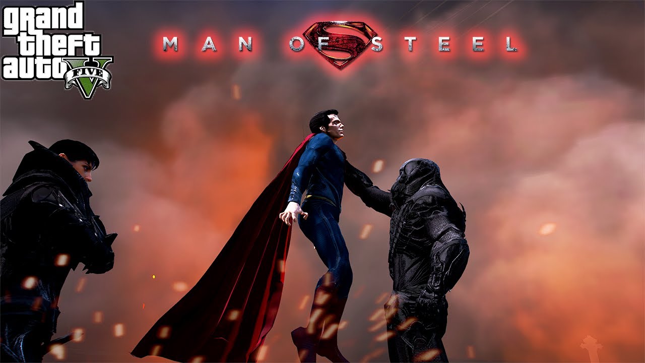 GTA 5 - Superman vs Faora-Ul & Nam-Ek | Man of Steel Fight