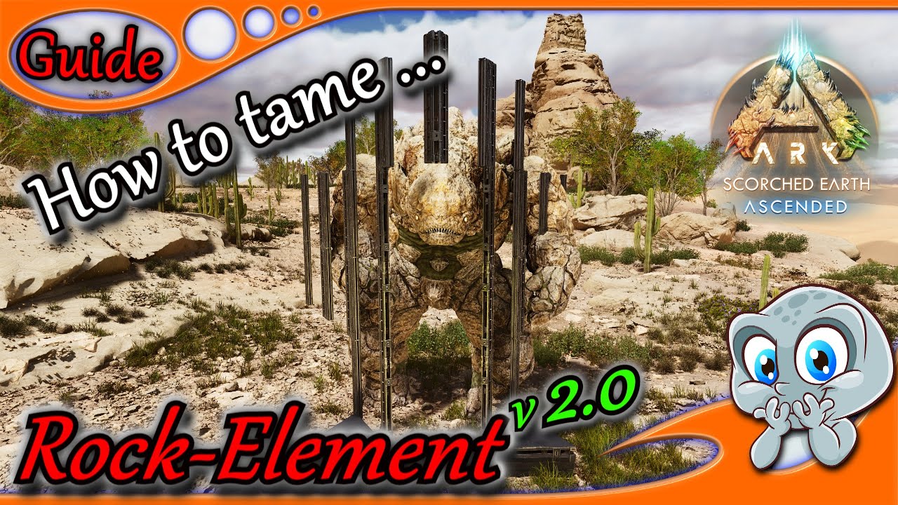 ARK ASA 🛠️Guide🛠️ - Rock Elemental - Easy Golem Falle UPDATE [v2.0]