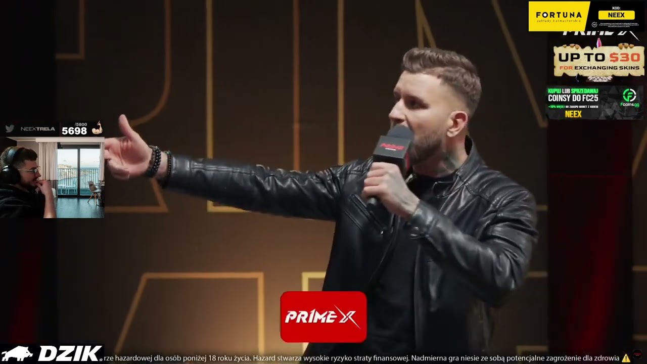 NEEX ogląda Ali5cali w akcji na konfie PRIME