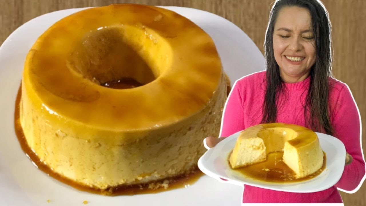 PUDIM DE GELADEIRA - SEM FORNO E SEM OVOS/ MUITO FÁCIL E RÁPIDO Receitas da Regina