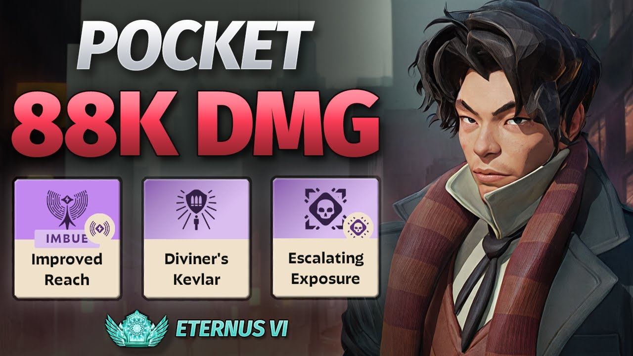 Pocket: SPIRIT DAMAGE Build, Eternus Ranked Deadlock Replay