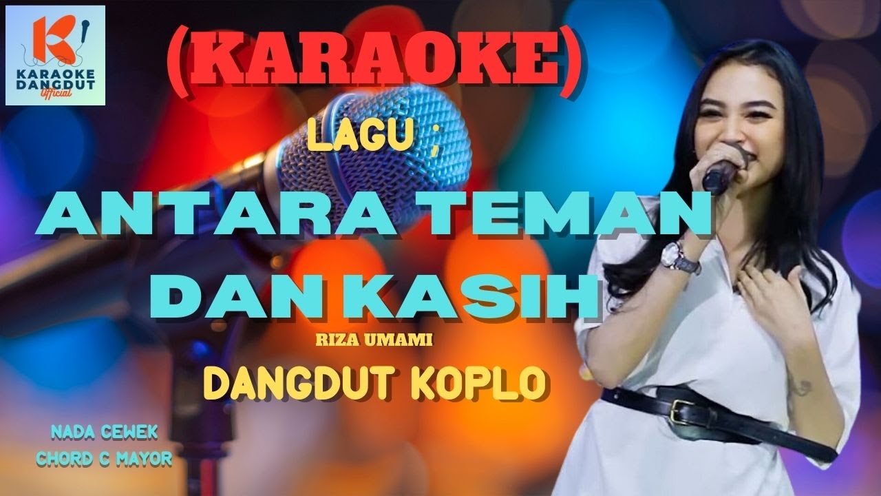 Antara Teman Dan Kasih Karaoke | Karaoke Dangdut Official | Cover PA 600