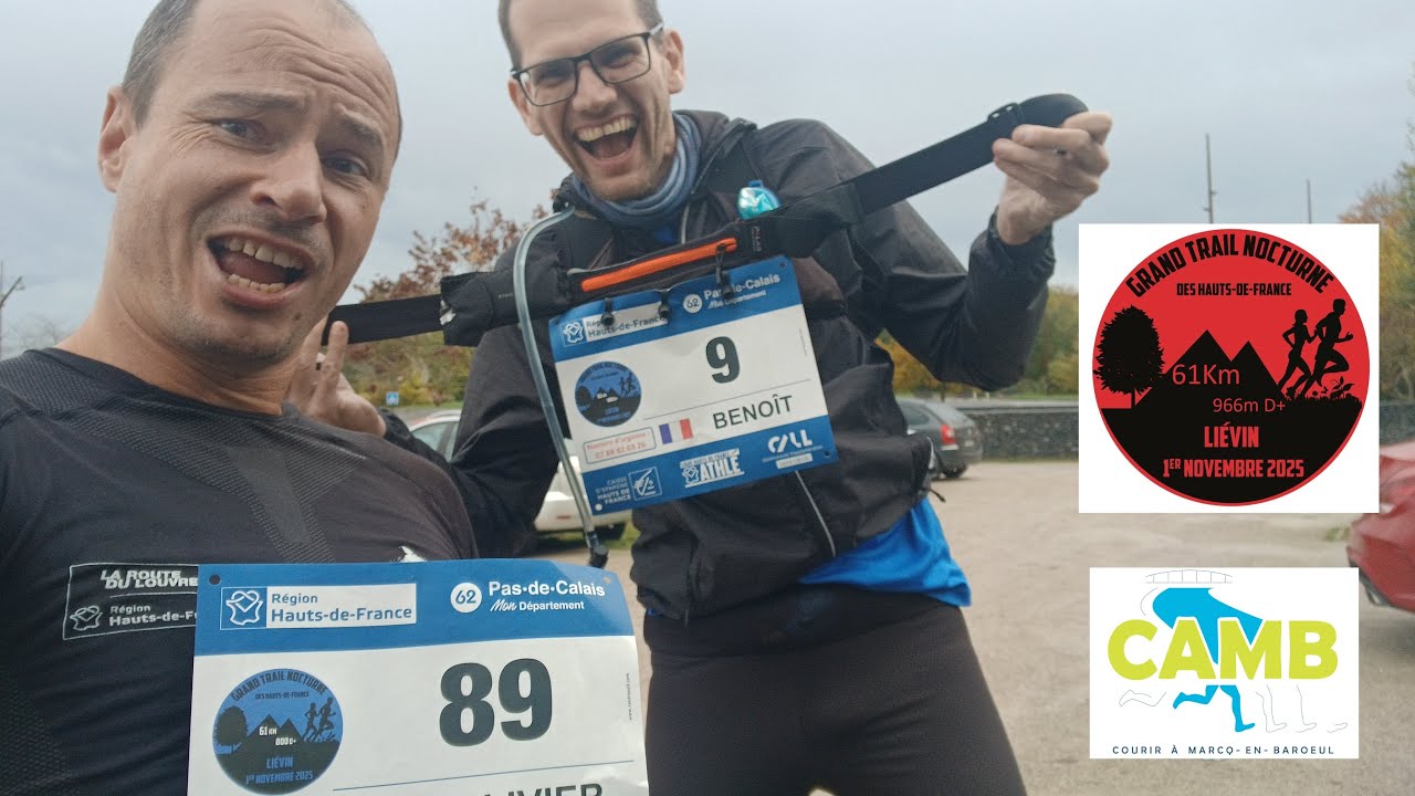 Grand trail nocturne des hauts de france 61km