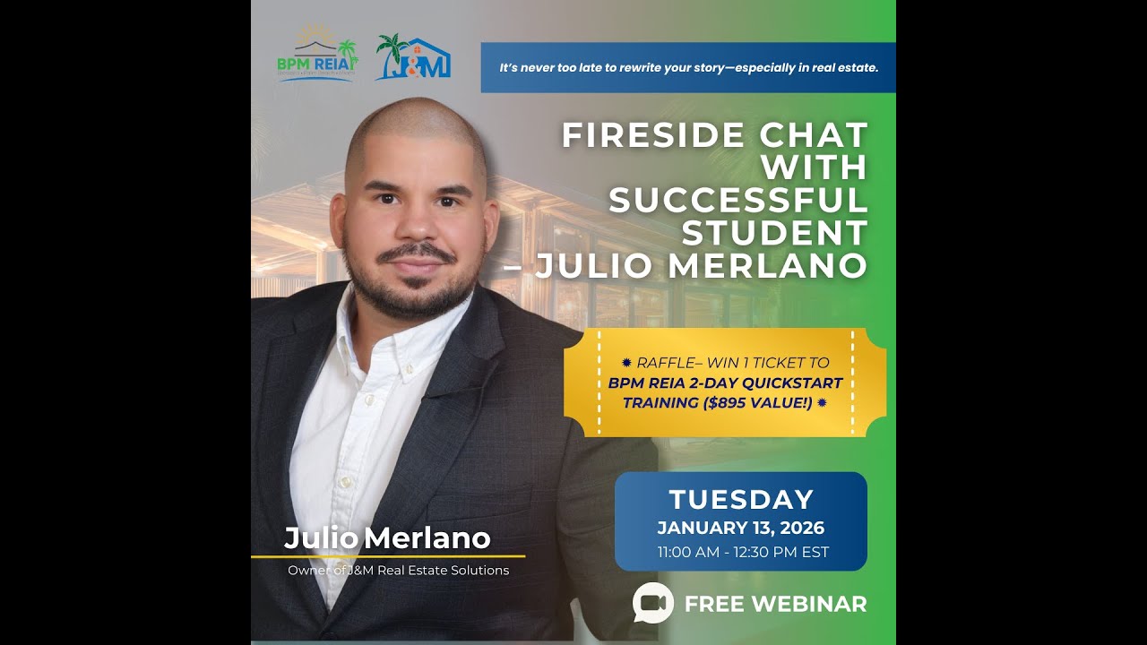 Fireside Chat with Successful Student – Julio Merlano