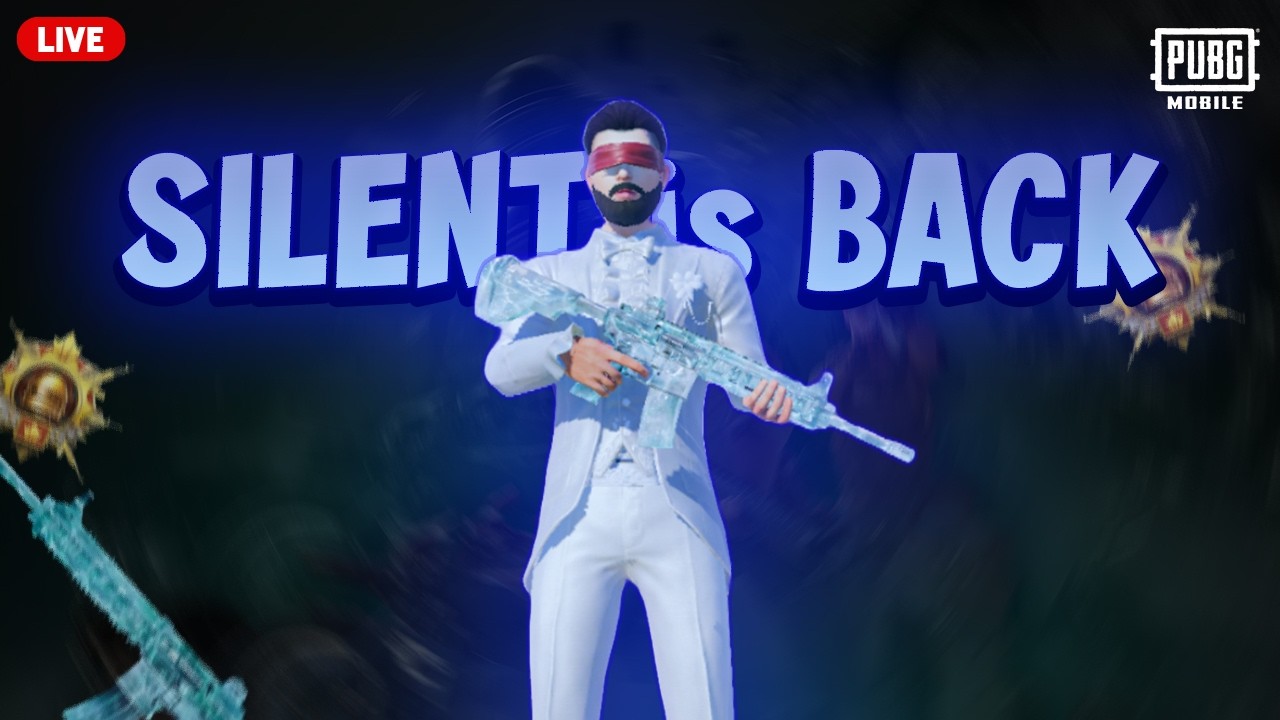 SILENT is BACK | PUBG MOBILE LIVE STREAM | D3T SILENT | PUBG MOBILE GAMEPLAY