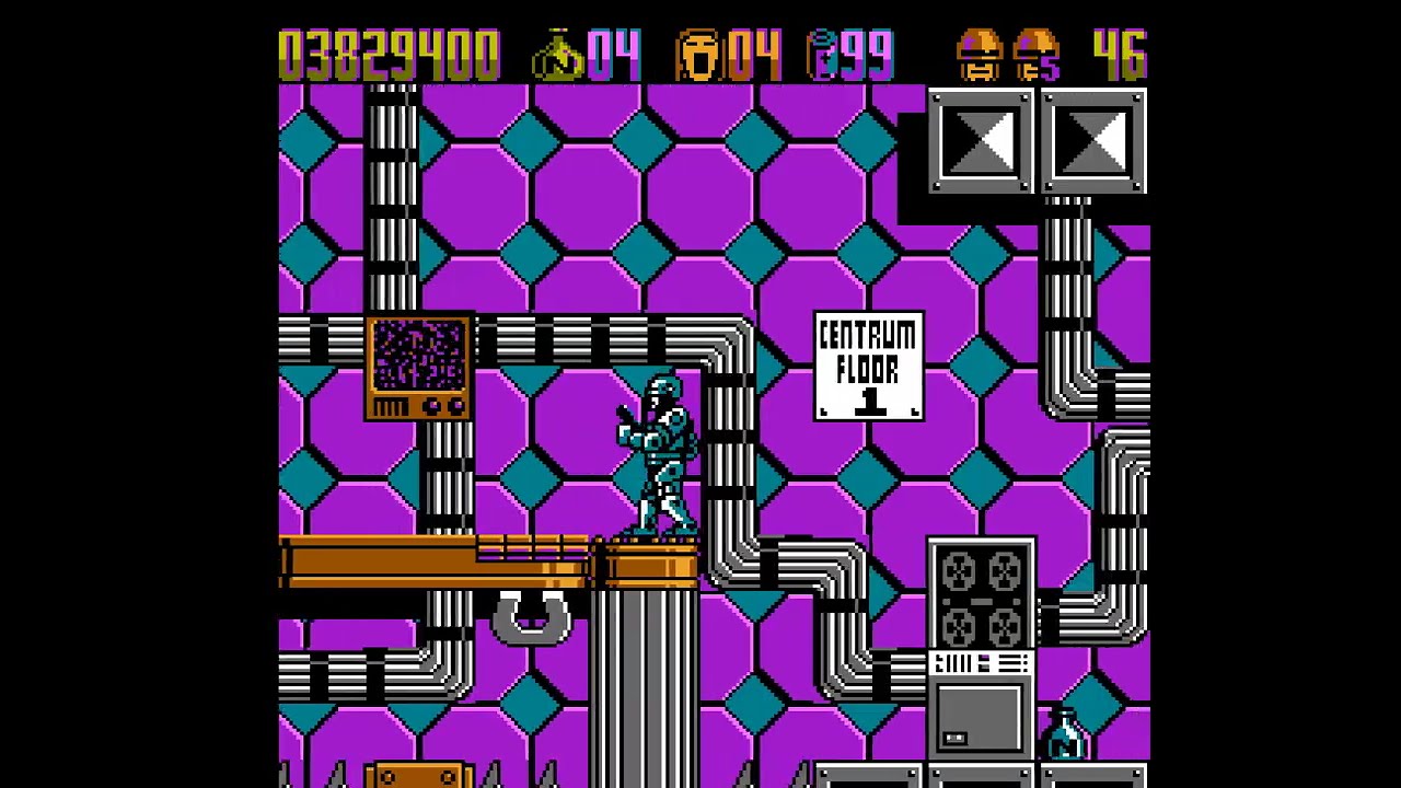 RoboCop 2 (NES) All Bonus Stages