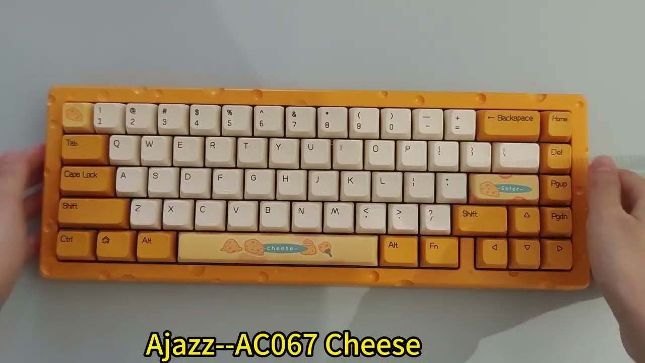 AC067 Cheese Theme Aluminium Keyboard #keyboard #gamingkeyboard #gamingdevice #chess