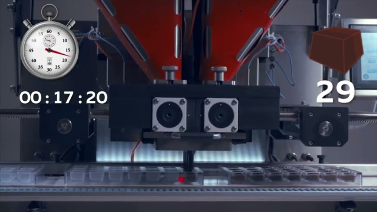 Pomati Chocolate One Shot Depositor OSD 5- For filling chocolate moulds with chocolate