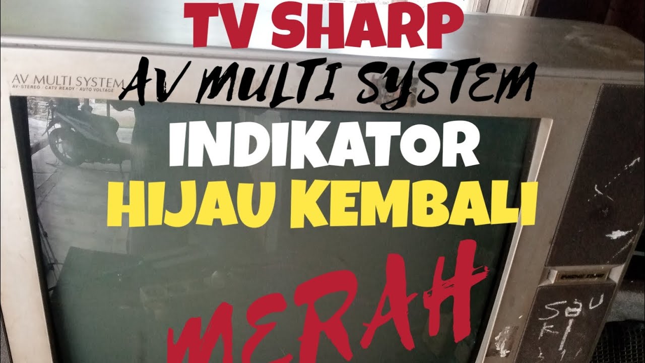 Tv sharp AV multi system protek