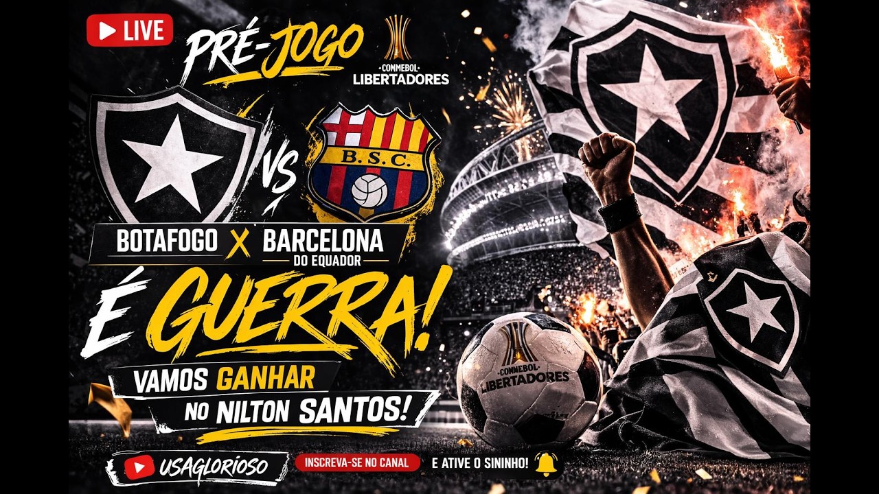 ⚫⚪ AO VIVO  AGORA É A VERA #futebol #carioca2026 #neto #reforcos #glorioso  #libertadores2026