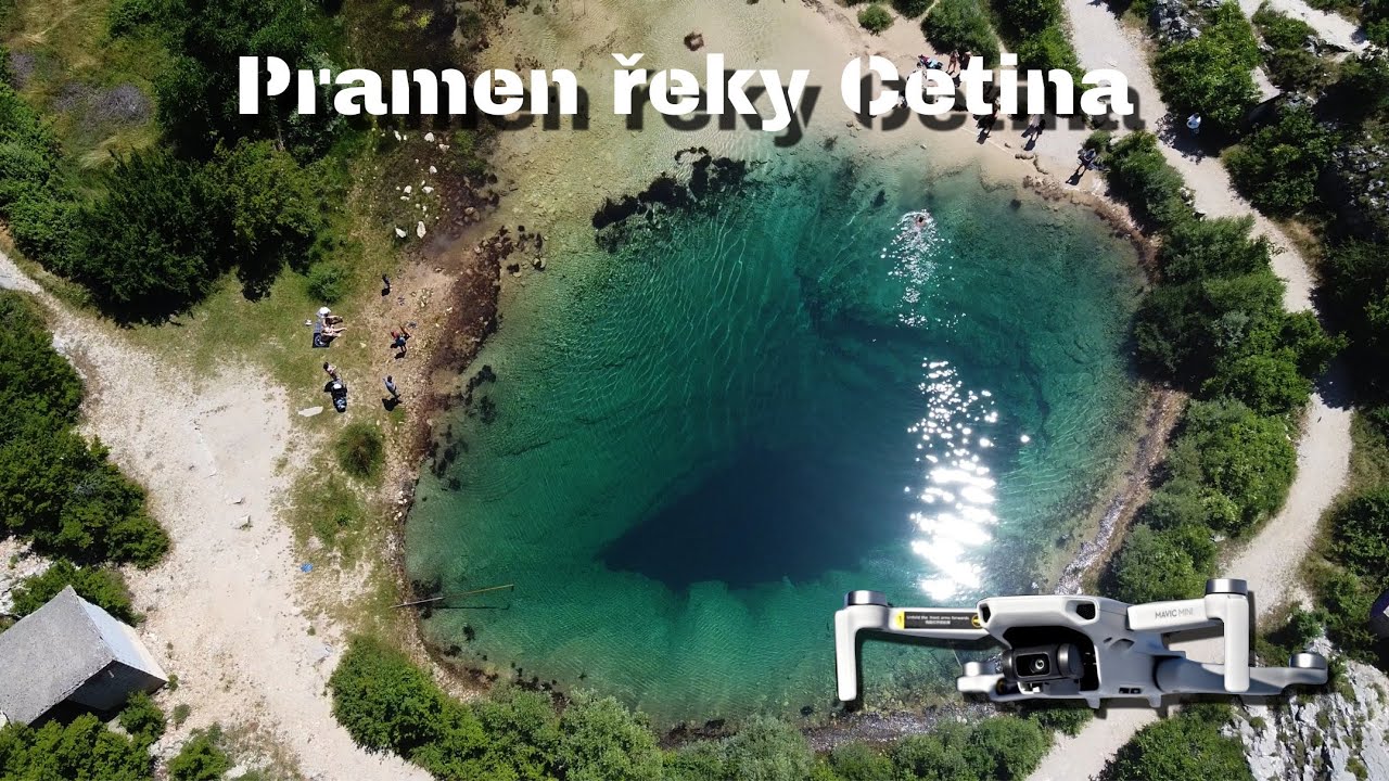 Pramen řeky Cetina Chorvatsko Cetina spring Croatia