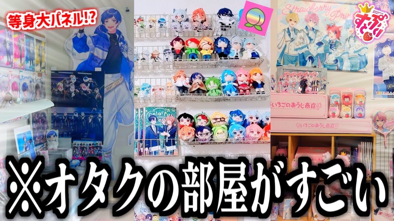 オタクのお部屋を調査したらすごすぎたｗｗｗｗ【ルームツアー】