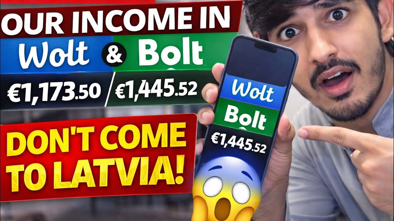 💸 Wolt & Bolt Reality in Latvia 😱 | Itni Earning ke Baad Bhi… DON’T COME TO LATVIA ?🇱🇻