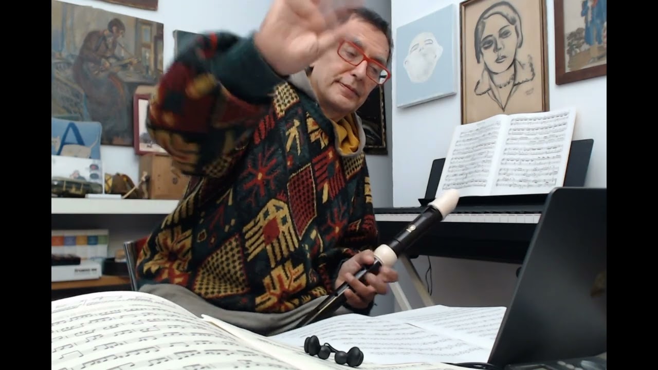M. Marais, Le Badinage, for tenor recorder