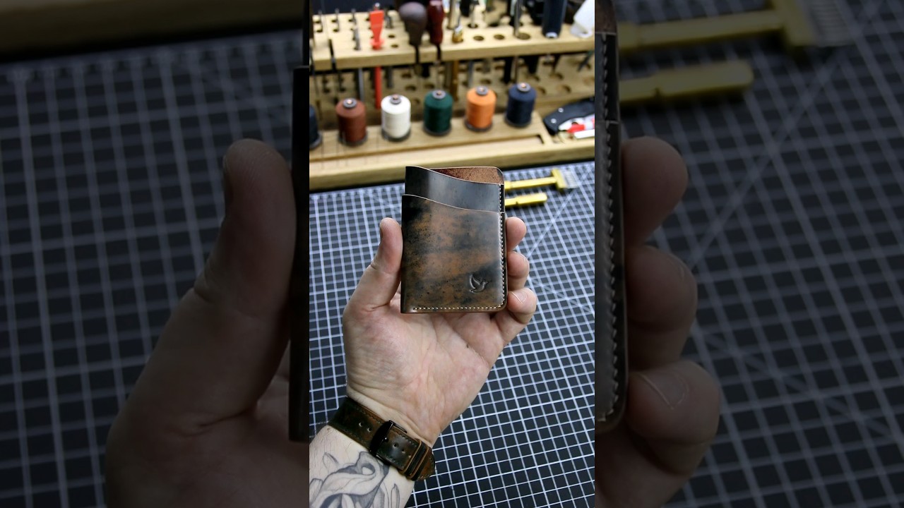 Картхолдер зі шкіри Shell Cordovan | apleathergoods