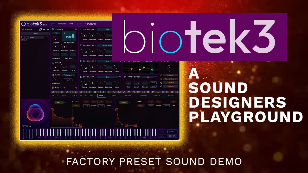 BioTek 3 Presets Sound Demo
