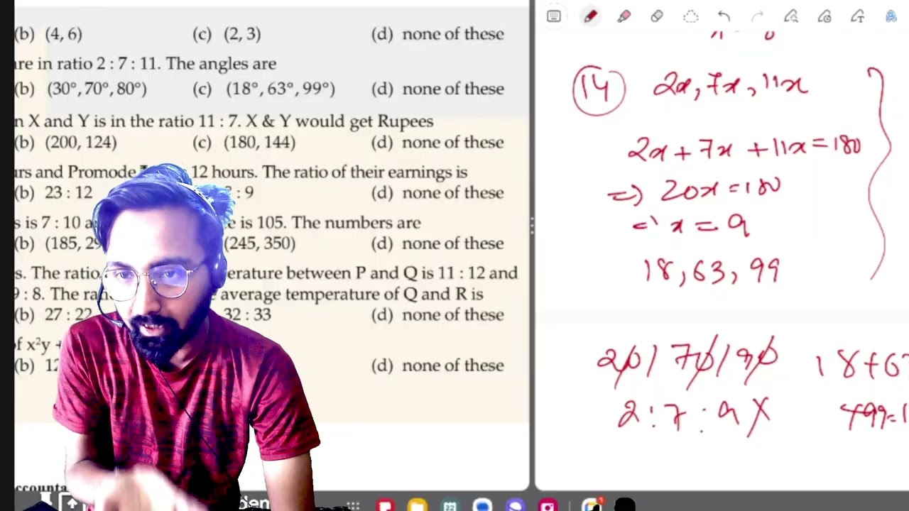 CA Foundation (Quantitative Aptitude) || September 2025 || Ratio and Proportion || Lec 2