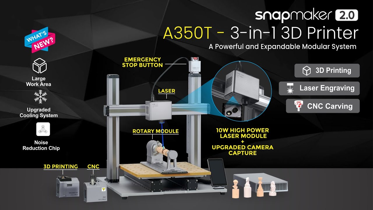 Snapmaker 2.0 A350T 3D Printer