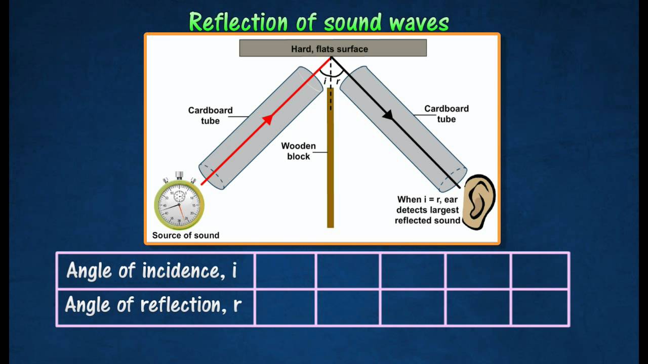 [1.2] Reflection of sound waves