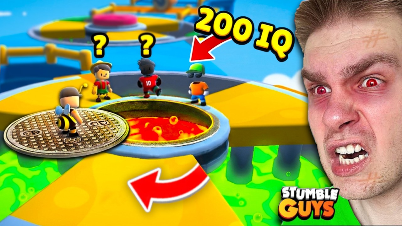 STUMBLE GUYS, ale to TEST 200 IQ! 🧠 (TYLKO 1% GRACZY da radę)