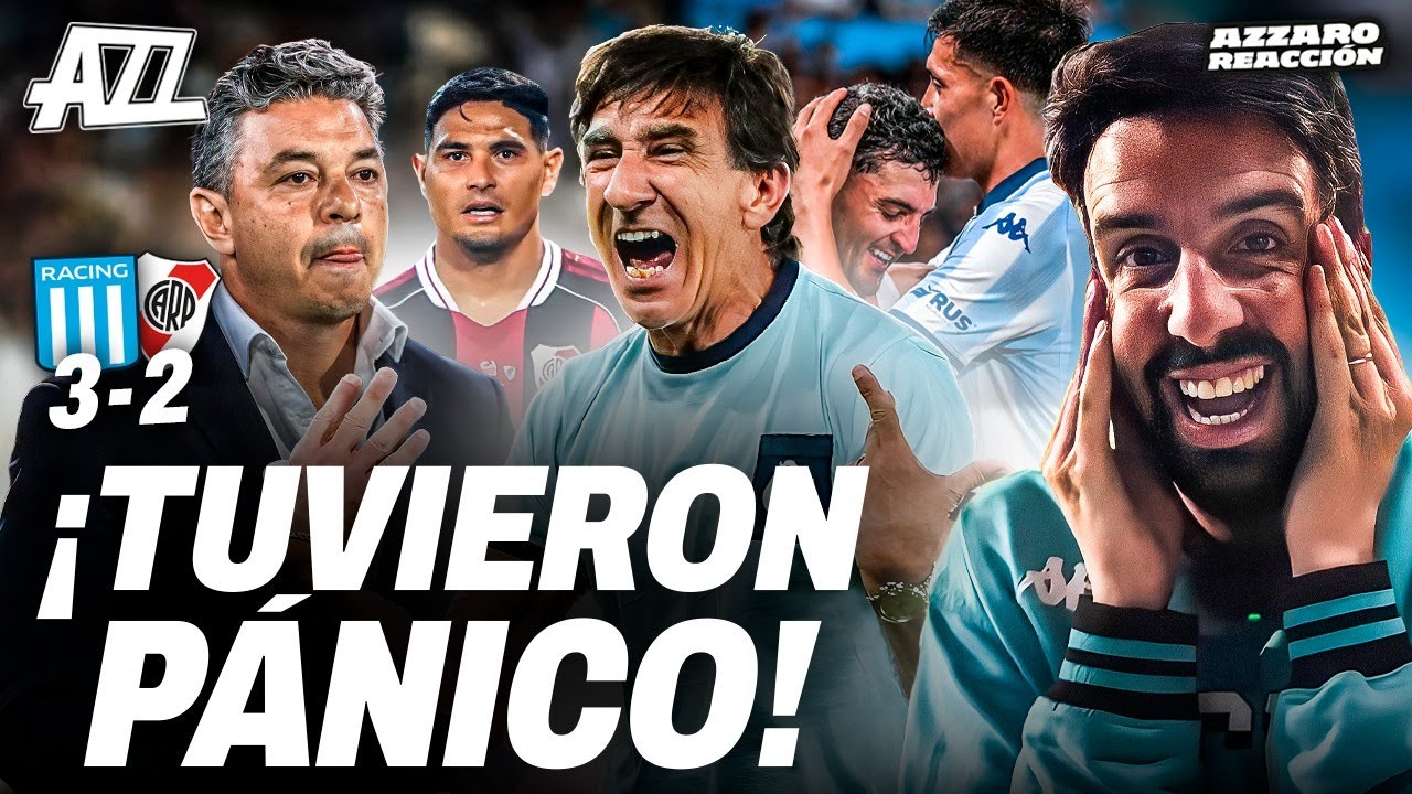 AZZARO REACCI&Oacute;N - LOS DESTRUIMOS: RACING LE GAN&Oacute; 3-2 A RIVER Y PAS&Oacute; A CUARTOS