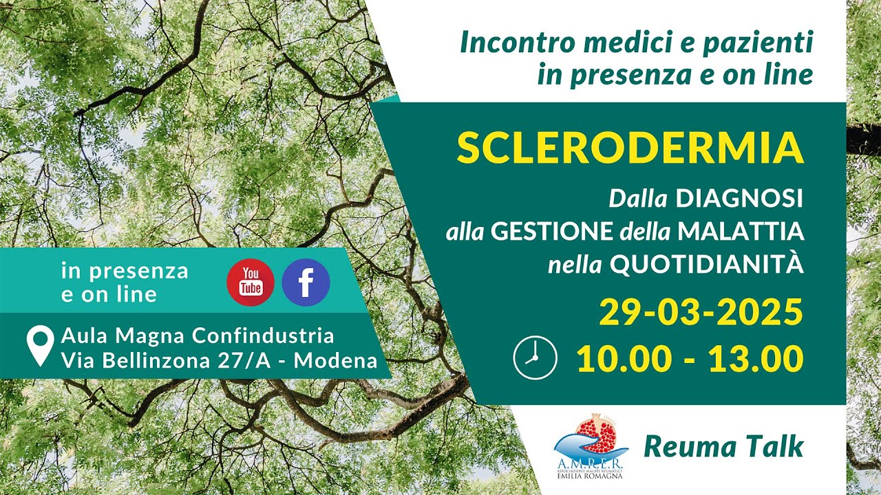 SCLERODERMIA  Dalla DIAGNOSI alla GESTIONE della MALATTIA nella QUOTIDIANITÀ