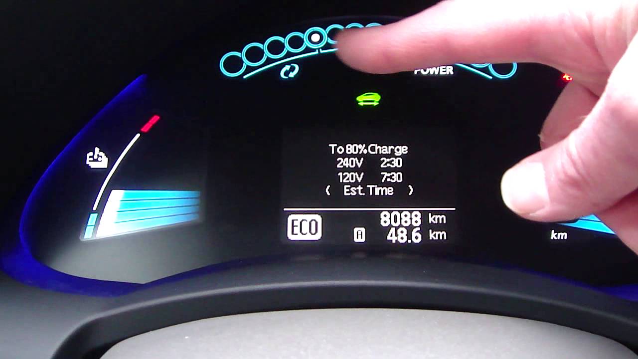 Nissan Leaf SL 2012 года выпуска — как включить, включить/выключить задний ход и как пользоваться...