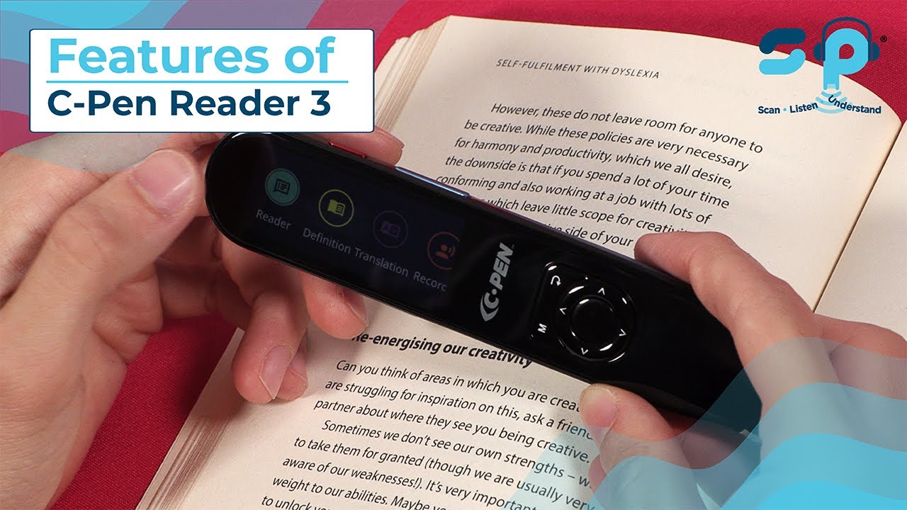 Watch your reading and confidence soar with C-Pen Reader 3