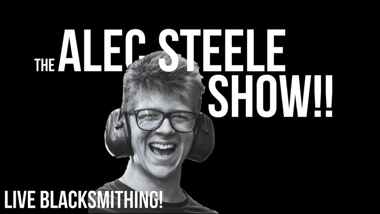 FORGING A SHELF BRACKET Episode 44: The Alec Steele Show!!