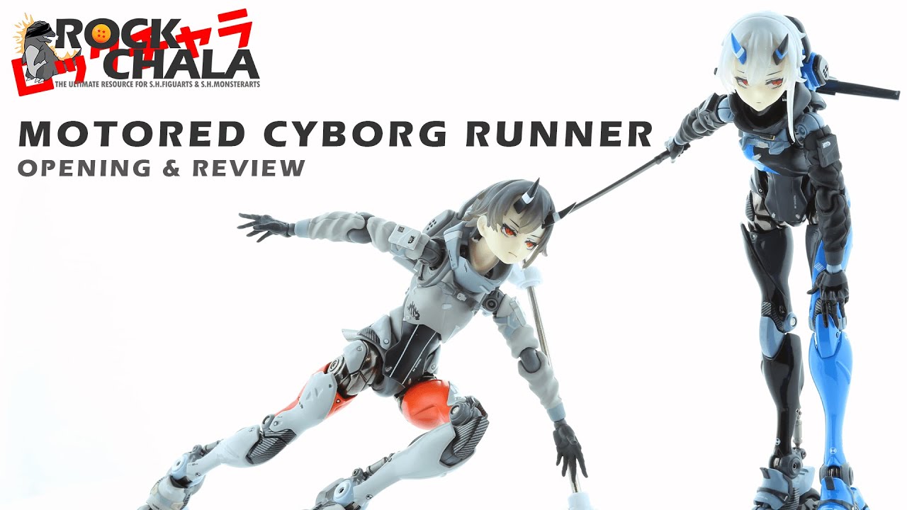 【Rockchala】MOTORED CYBORG RUNNER Action Figure MANDARIN SURF & TECHNO AZUR by Goodsmile & Sentinel